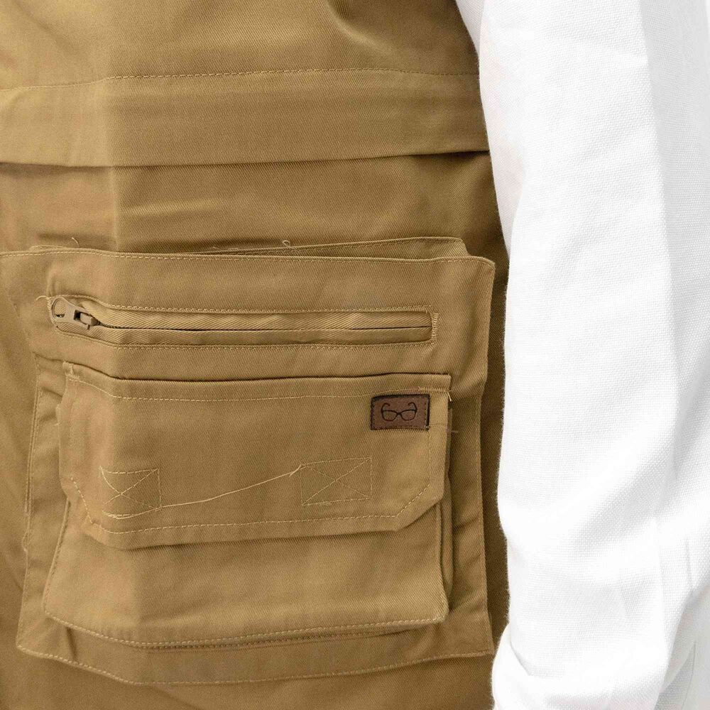 Chaleco Ge&oacute;logo Gabardina Quebec Camel image number 5.0