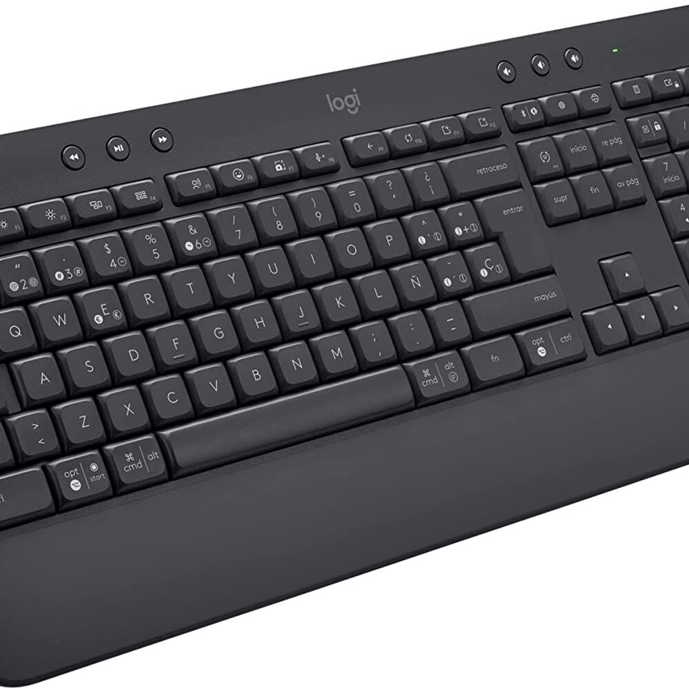 Teclado Logitech Signature K650 Dongle Usb Bluetooth Grafíto image number 0.0