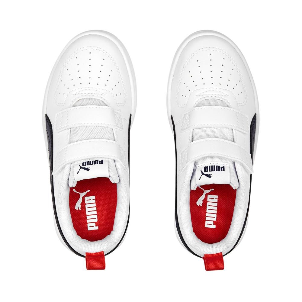 Zapatilla Infantil Unisex Puma Rickie V Ps Blanco image number 2.0