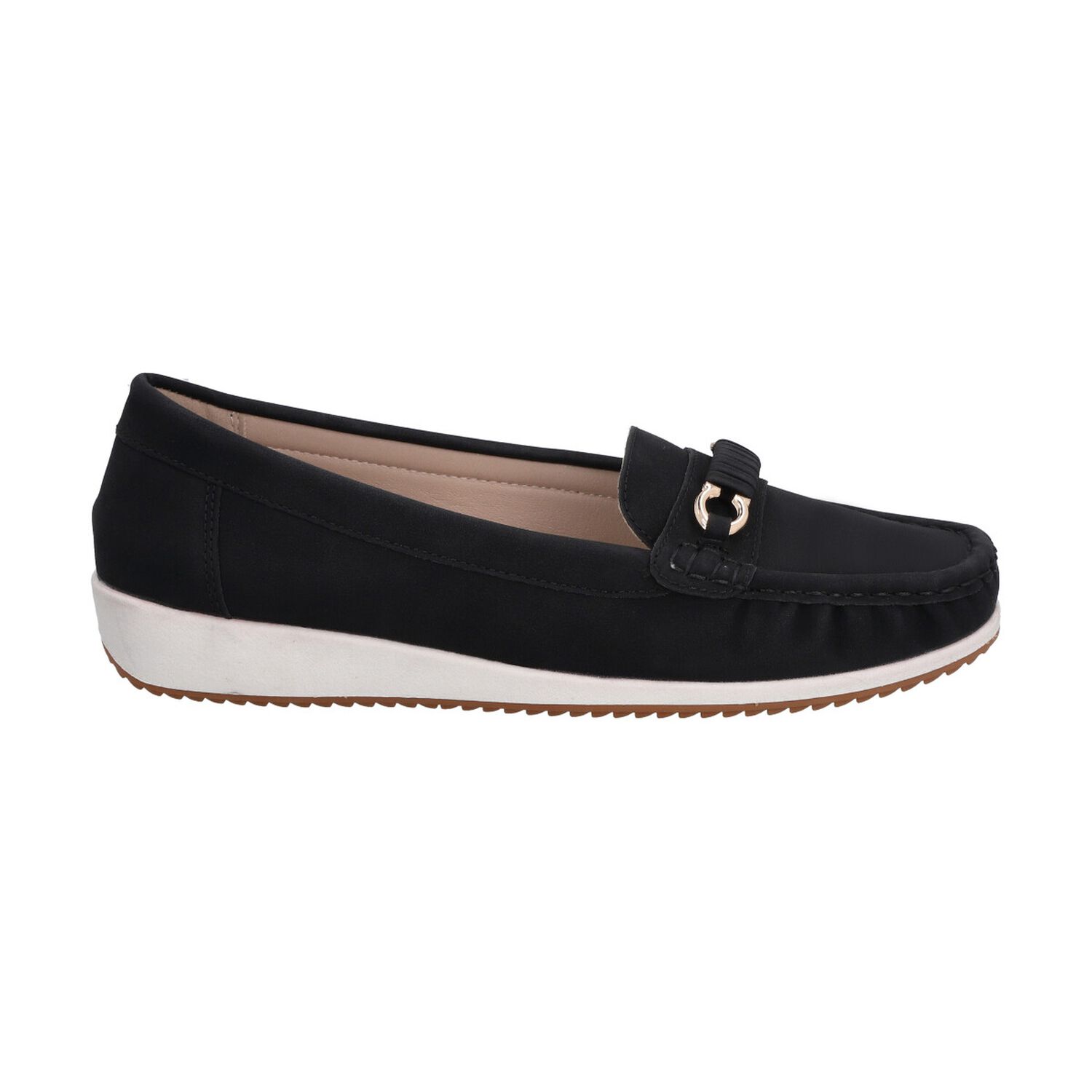Mocas&iacute;n Mujer Negro Lali Police image number 0.0