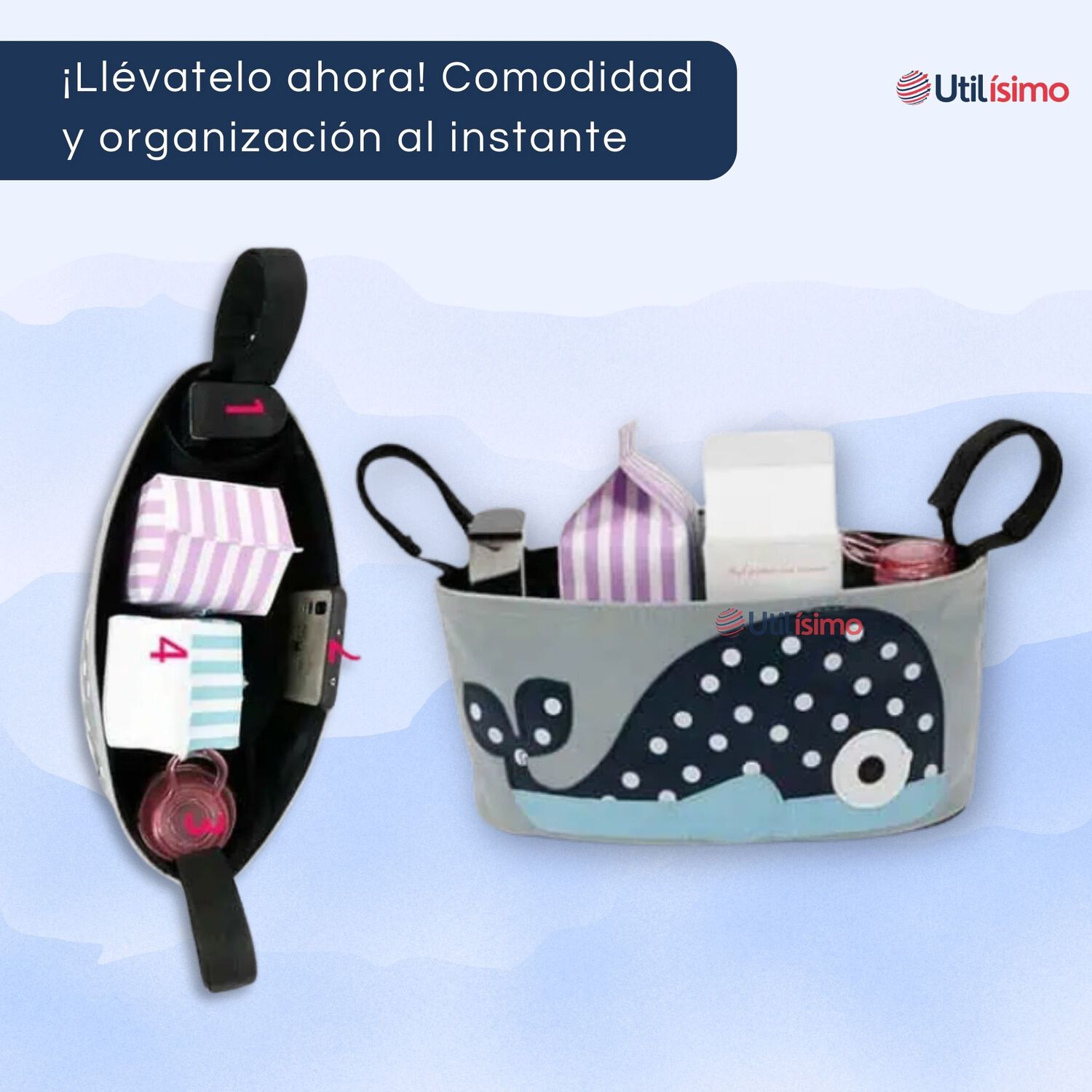 Organizador Multifuncional Para Coche Beb&eacute; Ni&ntilde;o Surtido image number 6.0