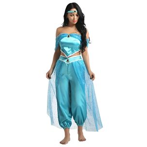 Disfraz Princesa Jasmine Jazmin Aladdín Cosplay Disfraz Princesa Jasmine Jazmin Aladdín Cosplay