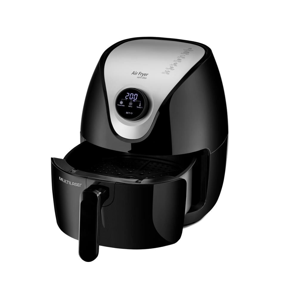 Air Fryer Multilaser 4 Litros Negra 1500w Ce169 image number 4.0