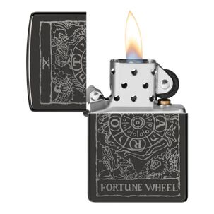 Encendedor Zippo Wheel Of Fortune Plateado Zp46138