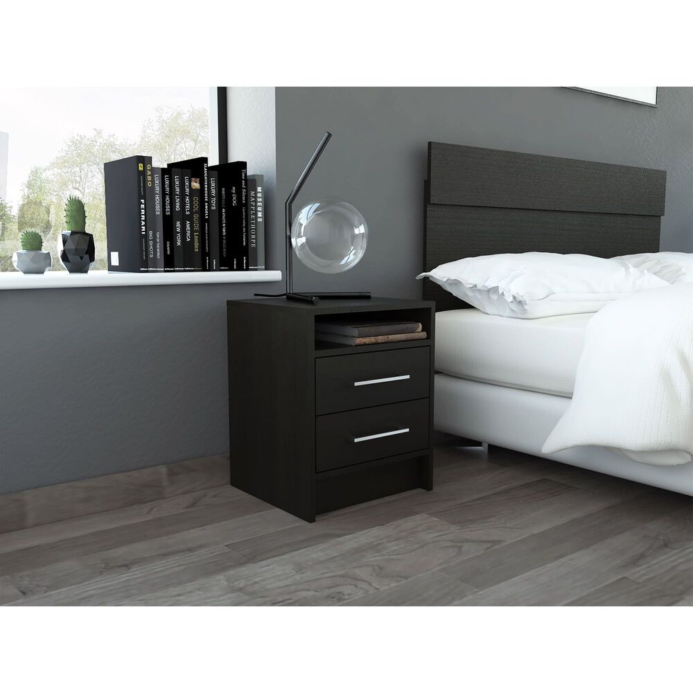 Velador 2 Cajones Fm-019n - Negro image number 7.0