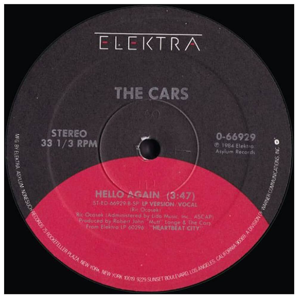 The Cars - Hello Again | 12" Maxi Single Usado image number 1.0