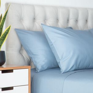 Juego De S&aacute;banas Belle Noite Liso / 2 Plazas / 144 Hilos