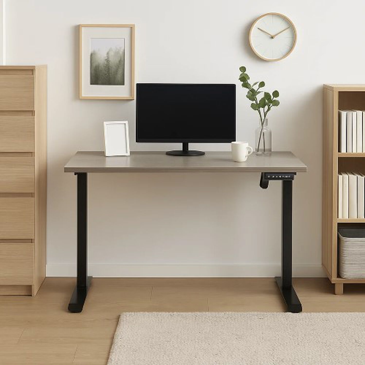Escritorio Elevable El&eacute;ctrico Comodidad Ergon&oacute;mica A Un Solo Toque image number 2.0