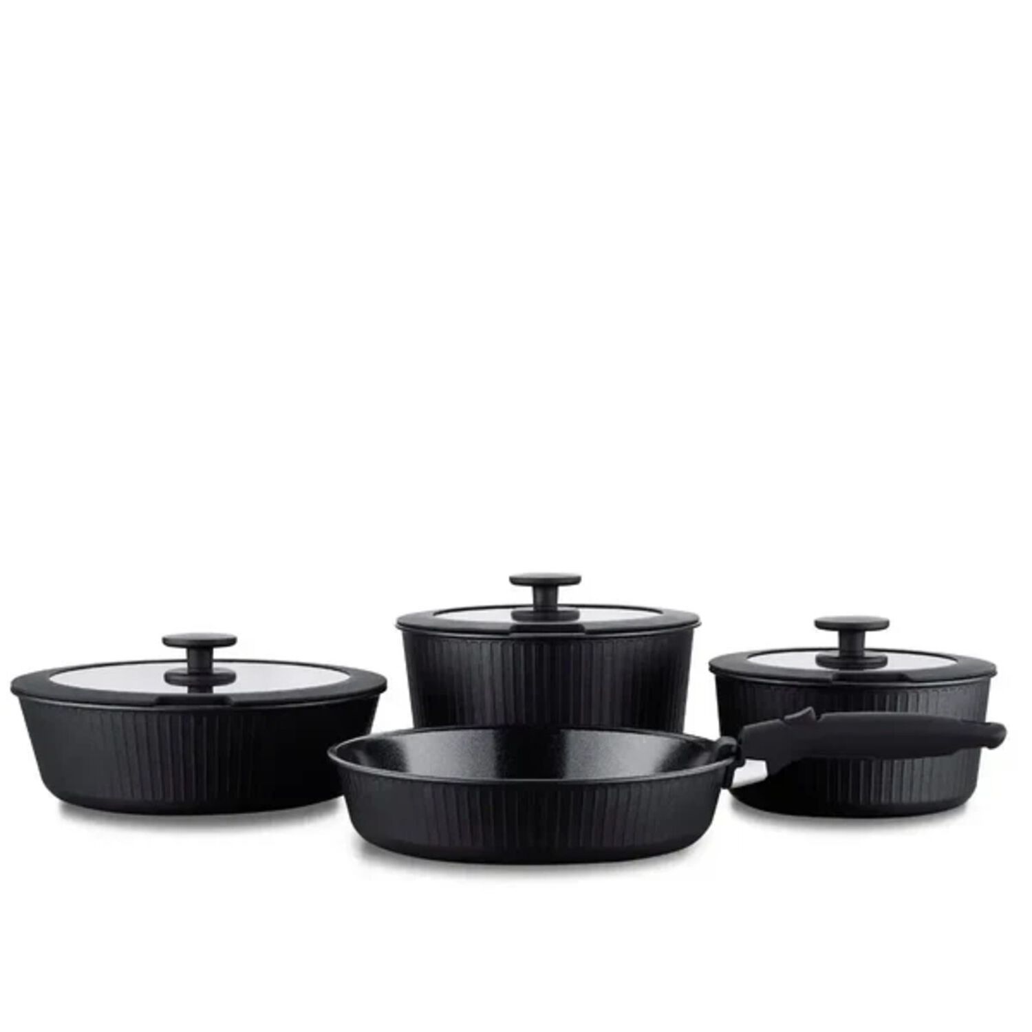 Bateria Nova Pratika 7pcs Negra image number 5.0