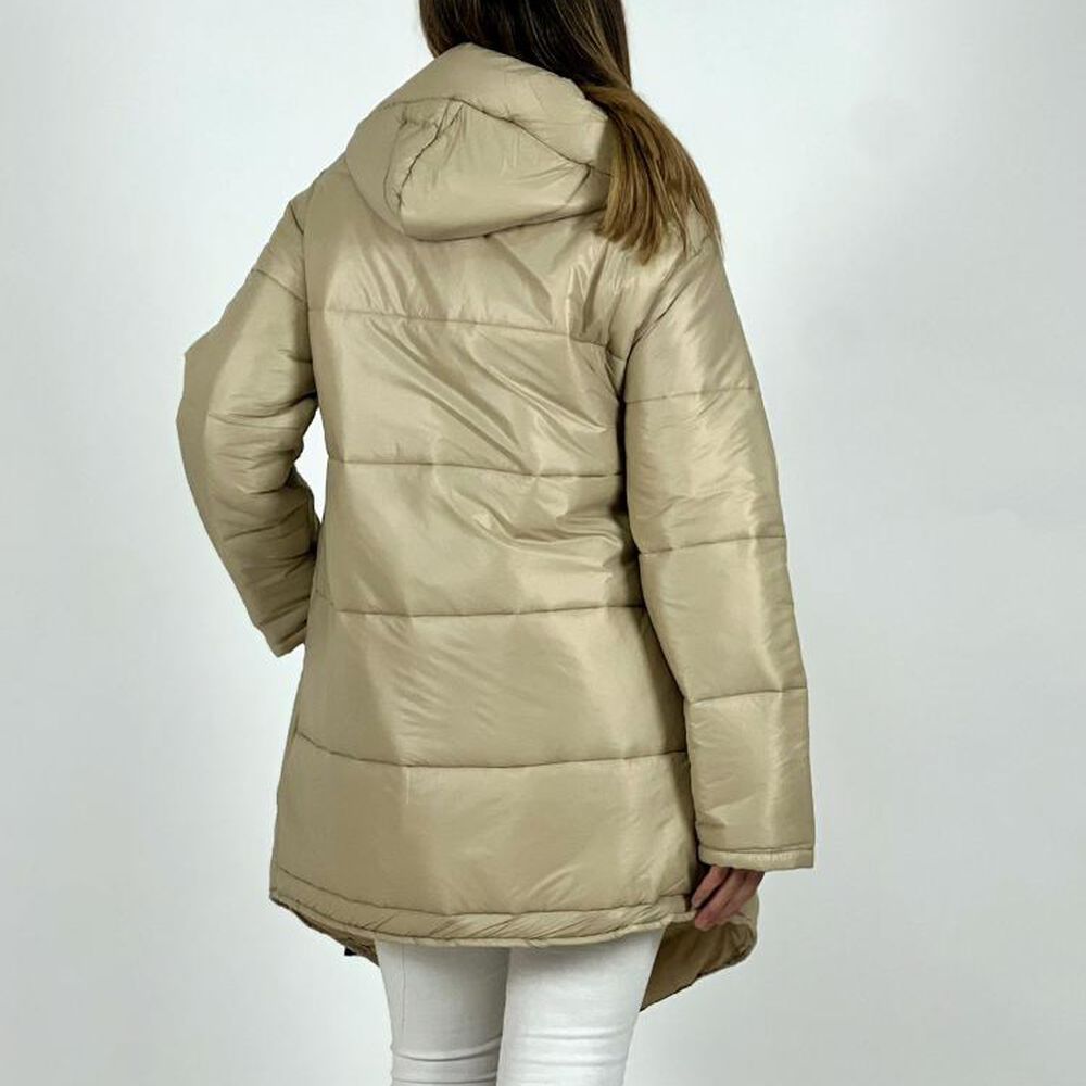 Parka Italiana Cruzada Con Amarre image number 4.0