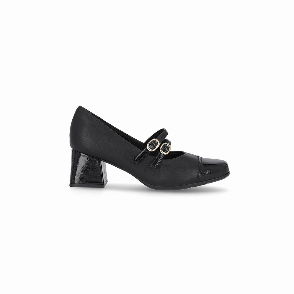 Zapato Mary Jane Mujer Negro Estela Piccadilly image number 0.0