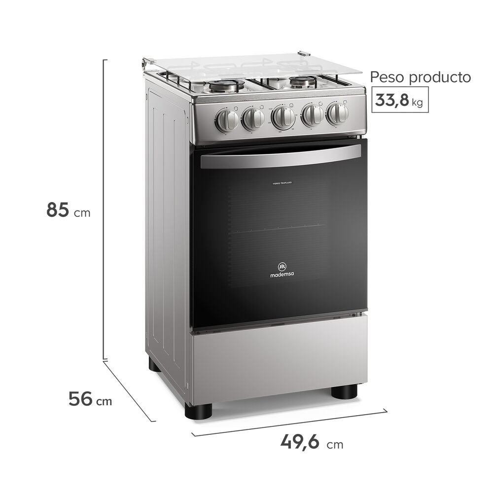 Cocina A Gas Mademsa FM4LS / 4 Quemadores image number 1.0