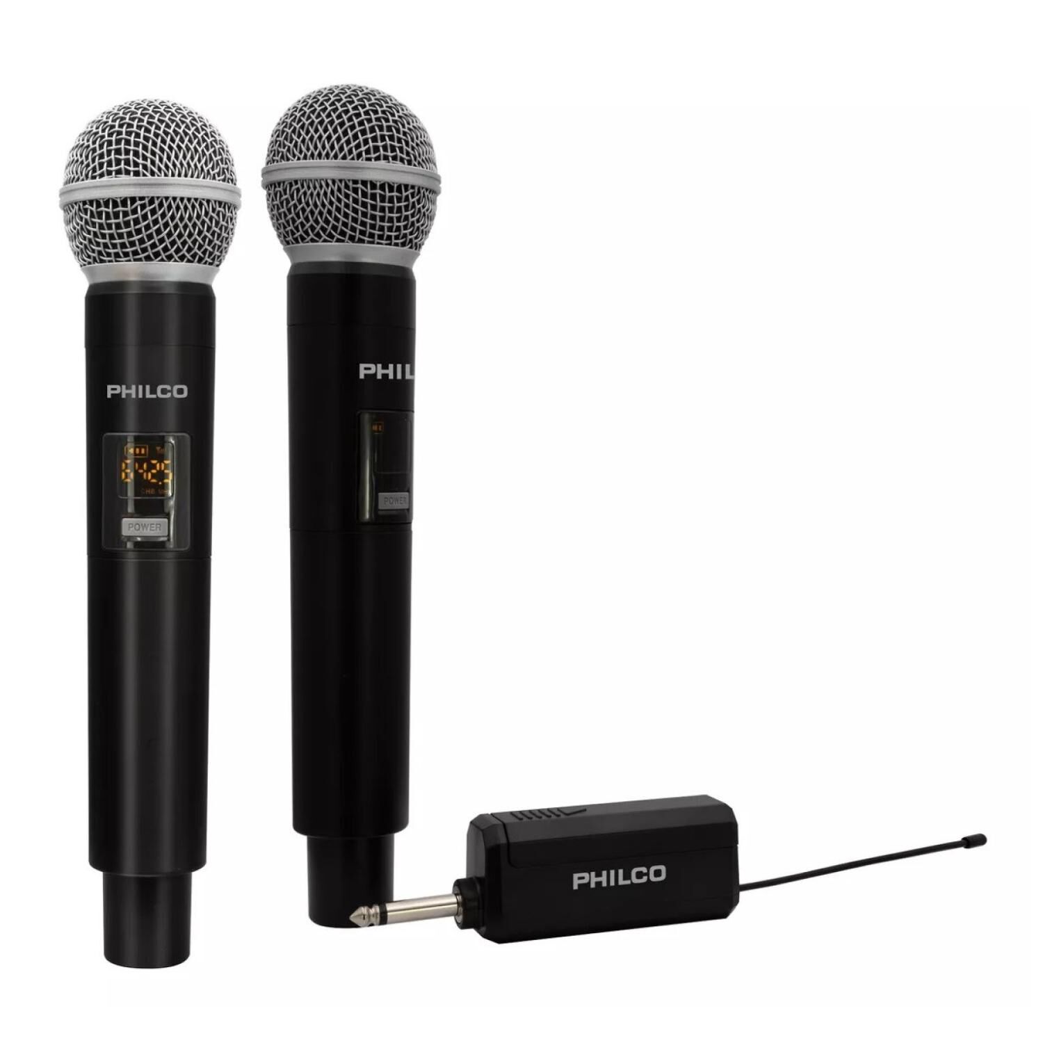 Kit 2 Microfonos Inalambricos Recargables Uhf 60m image number 2.0