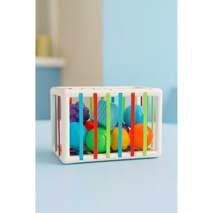 Juguete Did&aacute;ctico Estimulaci&oacute;n Temprana Cubo Sensorial Beb&eacute; Innybin