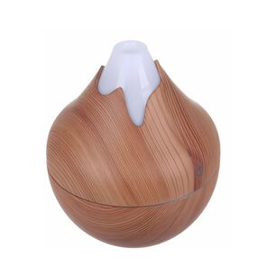 Humidificador Difusor Forma De Volcan Color Marron Claro