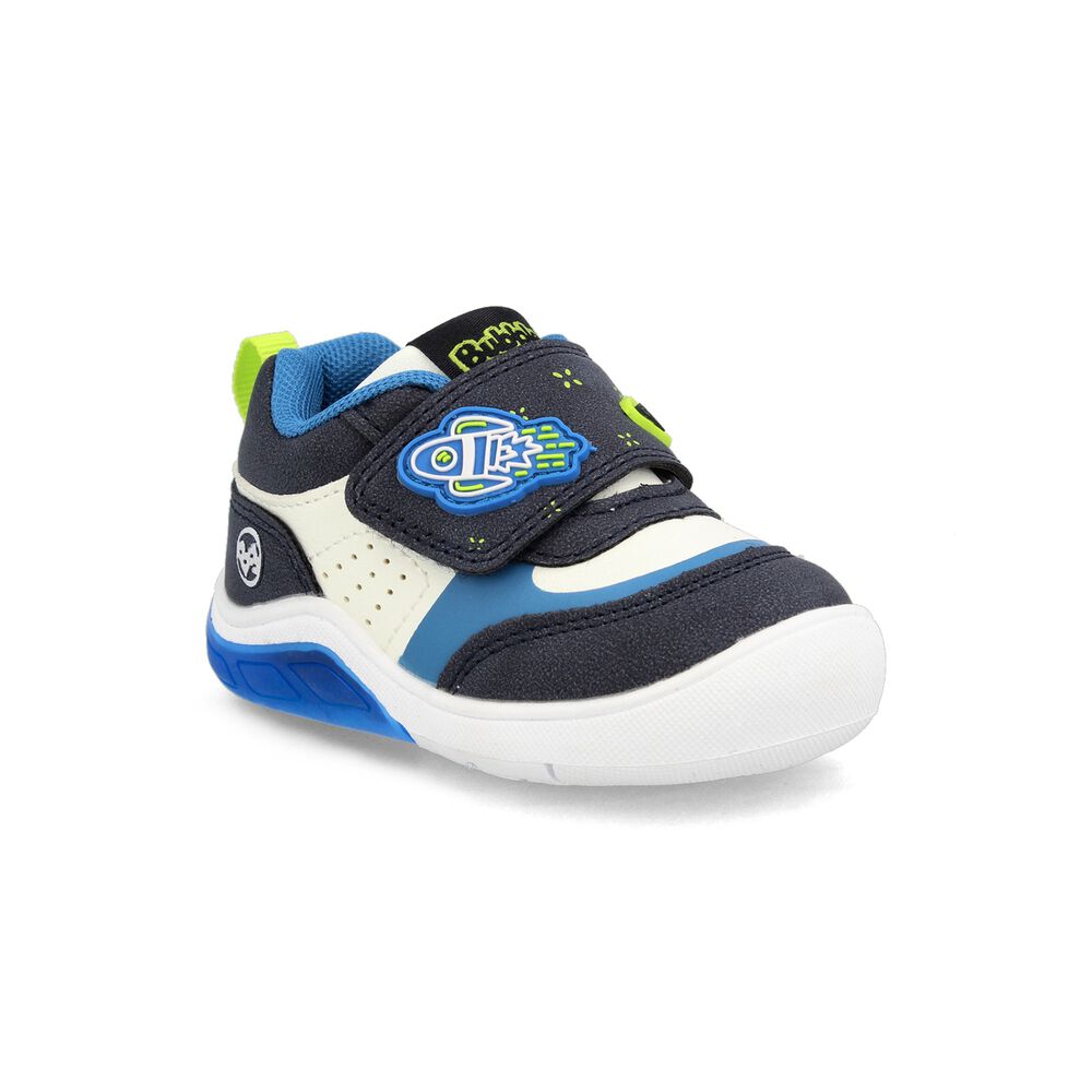 Zapatilla Ni&ntilde;o Bubblegummers Tokio Luces Azul-blanco image number 1.0