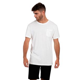 FALCONE POLERA ORGÁNICA CON BOLSILLO BLANCO HOMBRE FALCONE