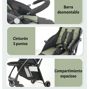 Coche De Paseo Últra Compacto Liviano Viena Verde Lubabycas