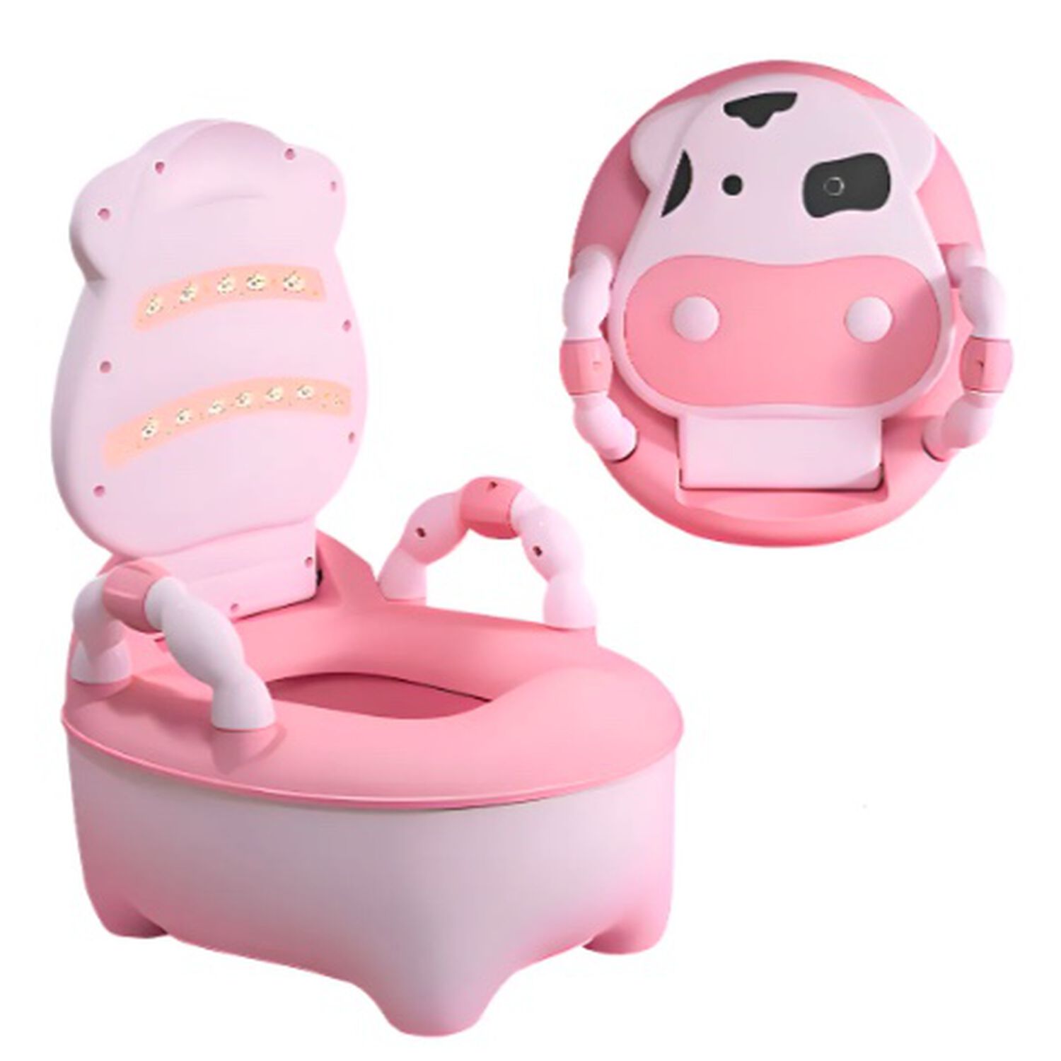 Pelela Infantil Para Ni&ntilde;os Color Rosa Con Coj&iacute;n image number 0.0