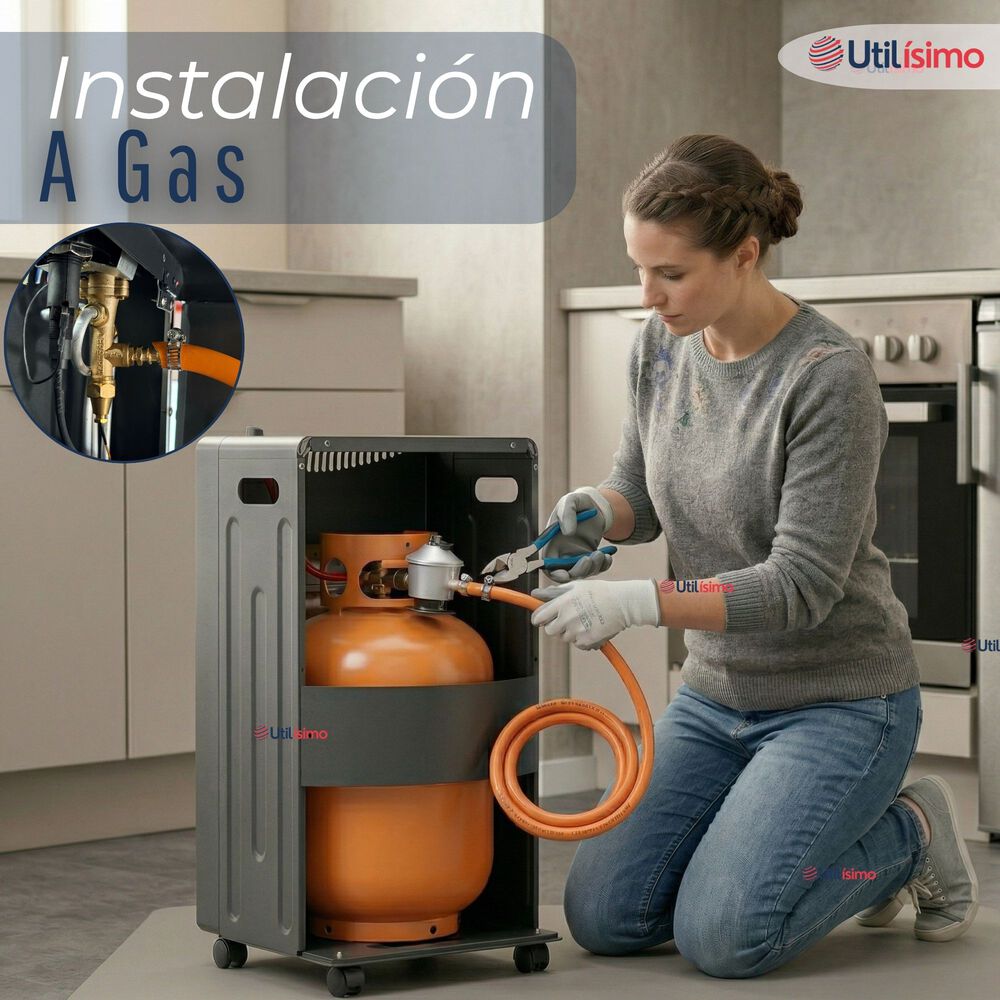Calefactor A Gas Licuado 5kg A 15kg Plegable Interior Exterior Con Accesorios image number 9.0