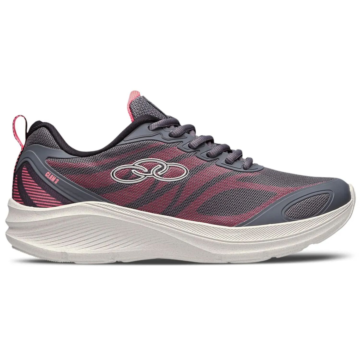 Zapatilla Mujer Glam 3 Gris Olympikus image number 0.0