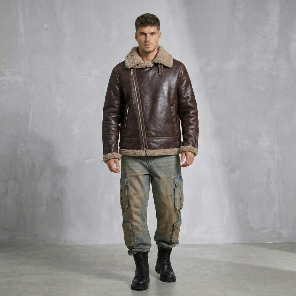 Chaqueta Aviadora Hombre Ecocuero Hombre Stephano image number 2.0