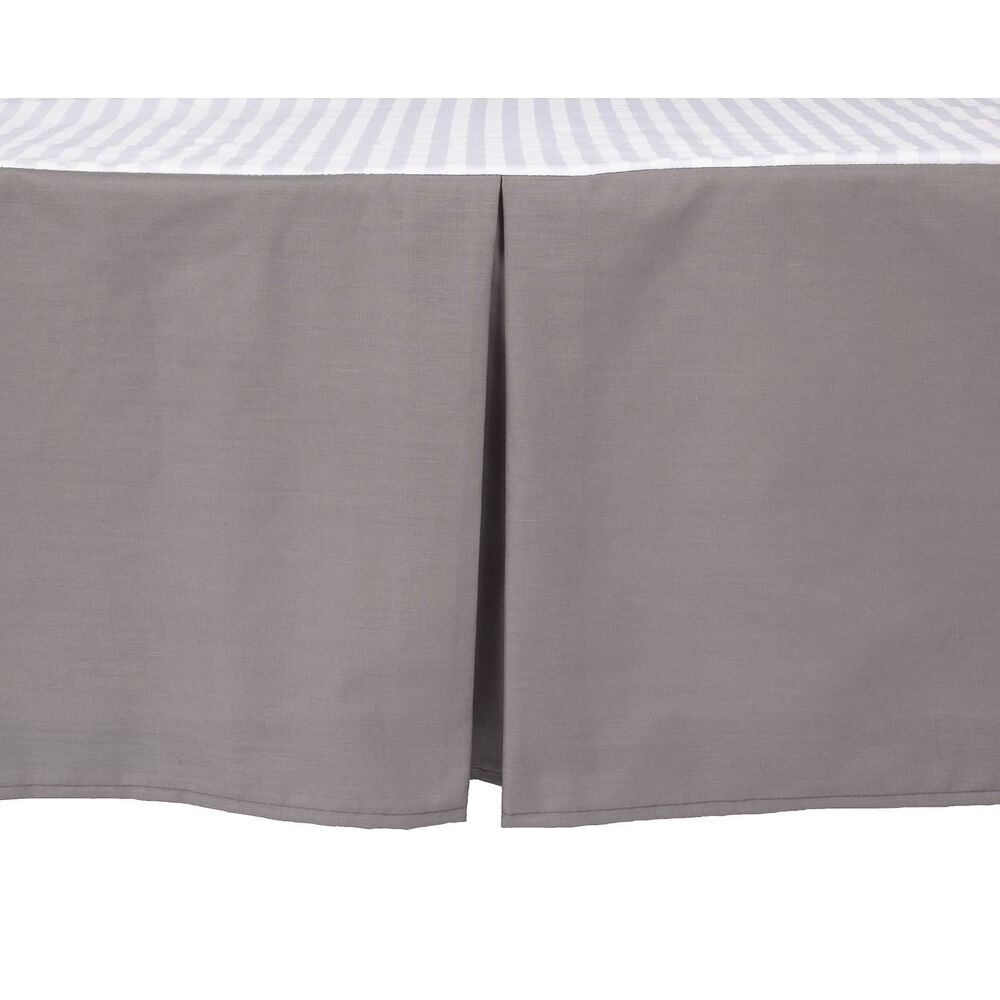 Faldon Unicolor King Color Gris 144 Hilos Arthome image number 1.0