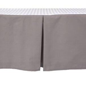 Faldon Unicolor King Color Gris 144 Hilos Arthome