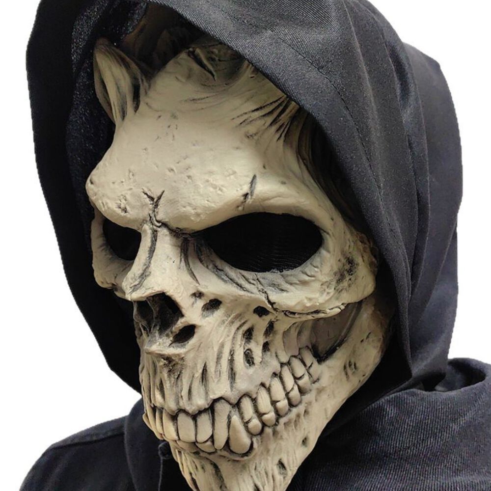 Mascara Calavera De Terror Realista Halloween image number 9.0