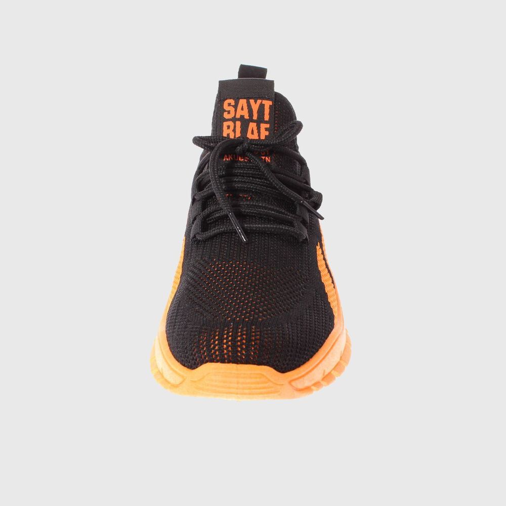 Zapatilla N/naranjo V&iacute;a Franca Art. 82109a20814hnblackorange image number 2.0