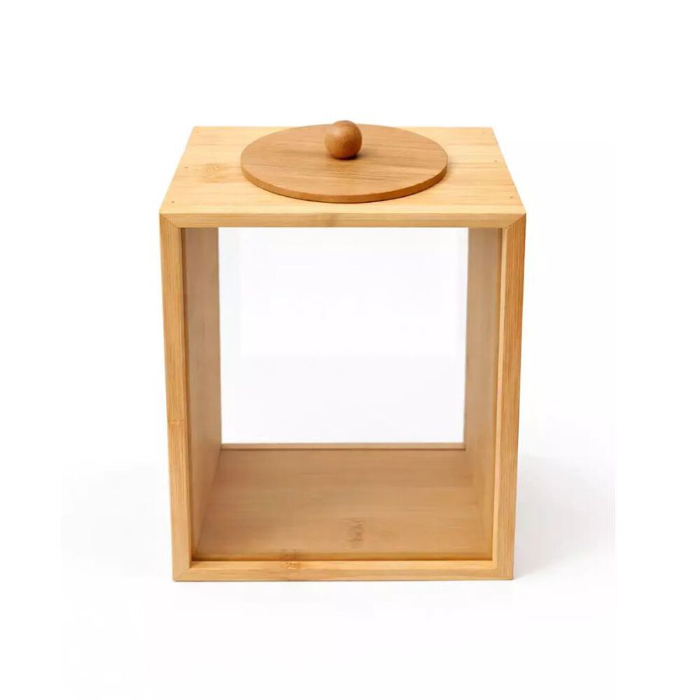 Contenedor Organizador De Cocina Acr&iacute;lico Y Bamb&uacute; 1.3 Litros image number 0.0