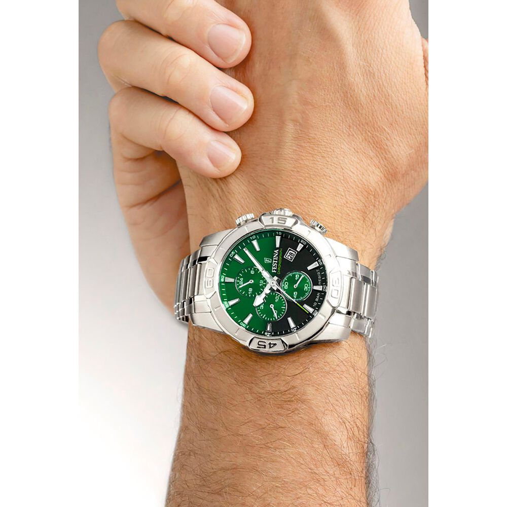Reloj F20704/5 Festina Verde Hombre Timeless Chronograph image number 2.0