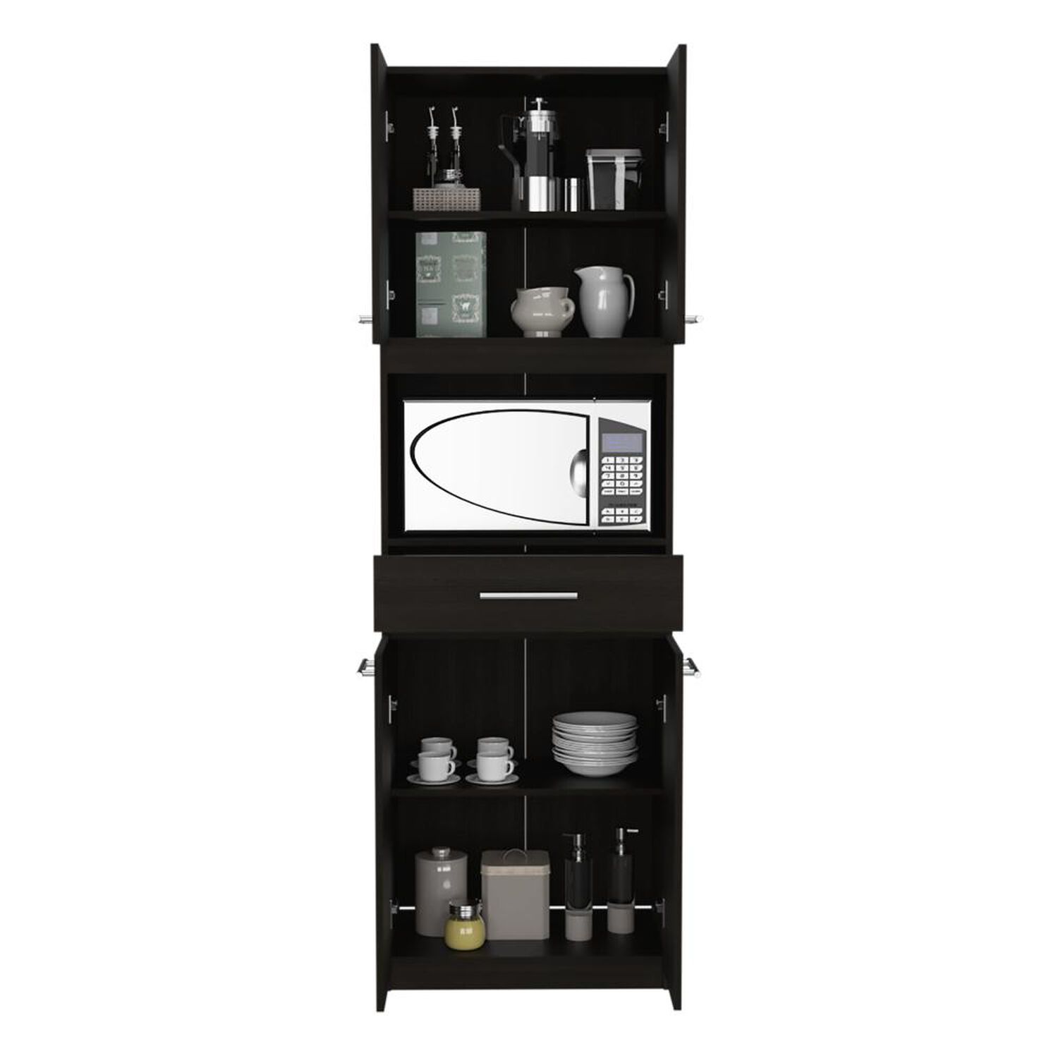 Mueble Microondas Tuhome Manchester / 4 Puertas / 1 Caj&oacute;n image number 3.0
