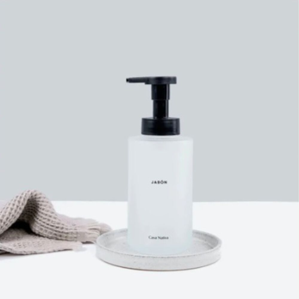 Dispensador De Jabon Vidrio Opaco 350ml image number 1.0