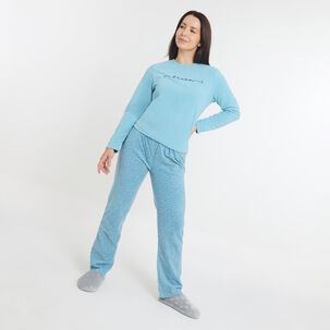 Pijama Polar Manga Larga Mujer Geeps Secret