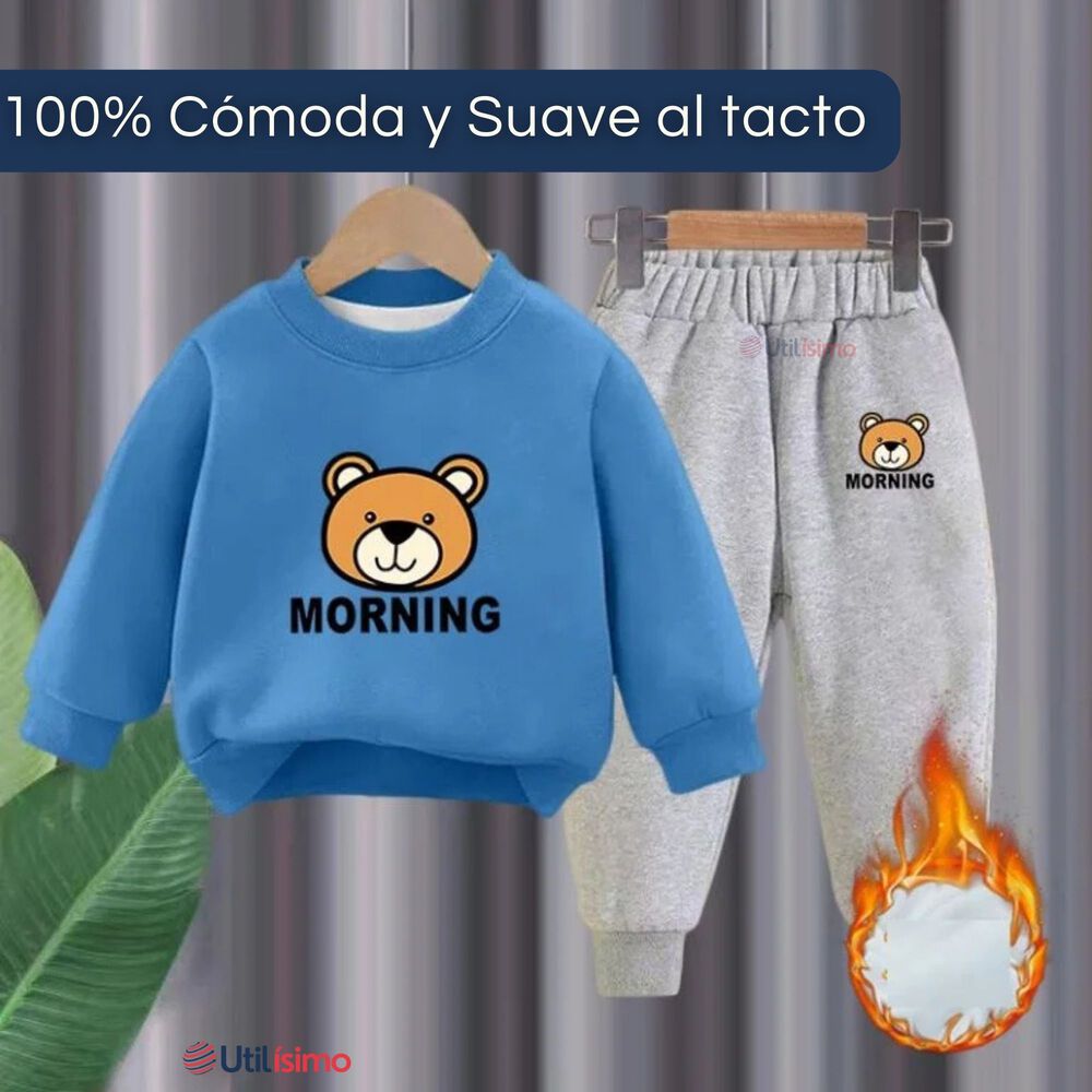 Conjunto Buzo Frizado Con Chiporro Ni&ntilde;o Surtido image number 5.0