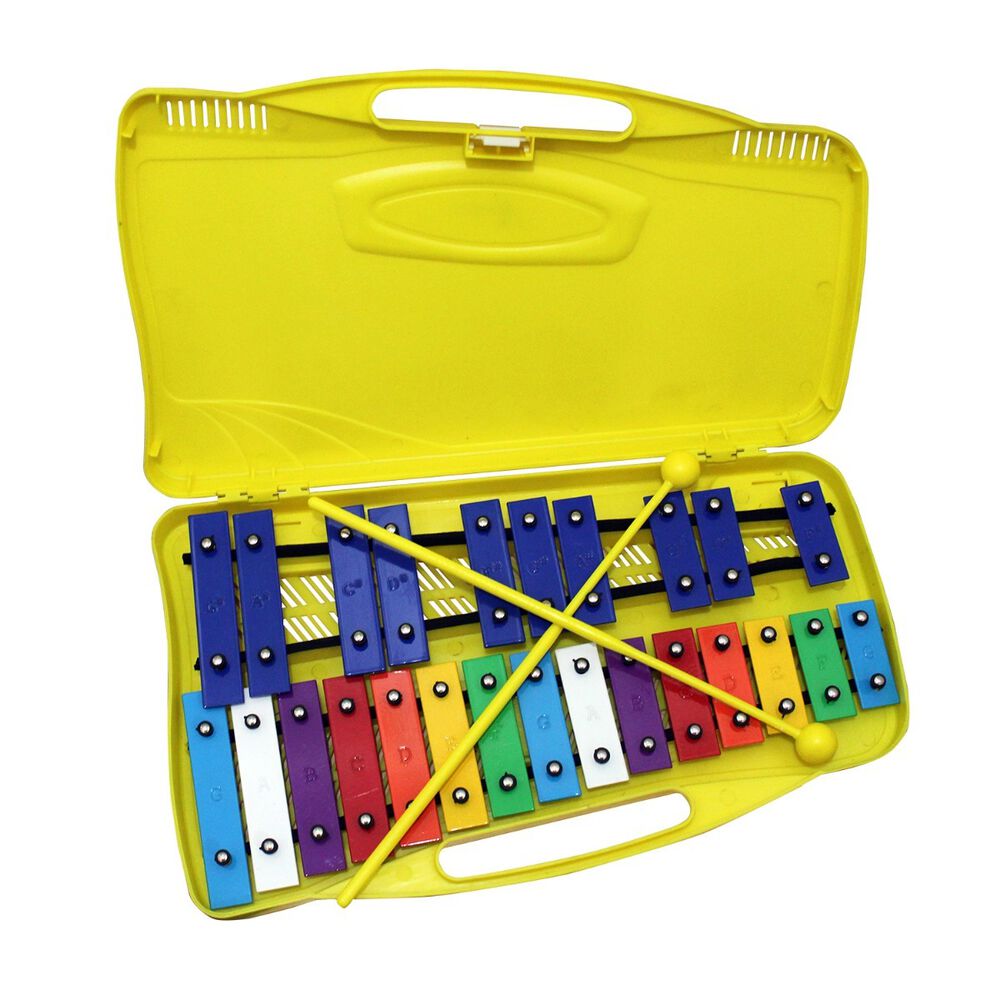 Metal&oacute;fono 25 Tonos Amarillo Aluminio All25s + Baqueta Adicional image number 0.0