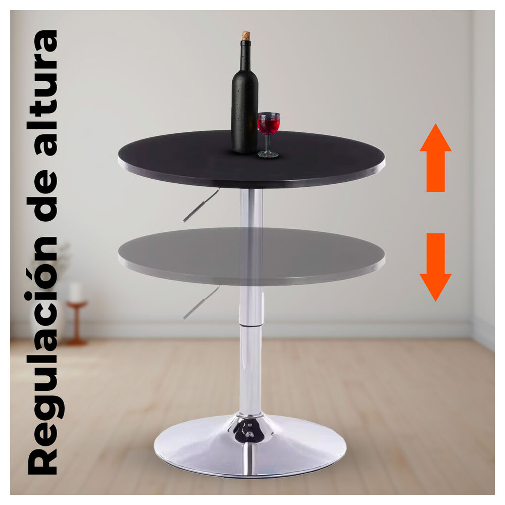 Mesa De Bar Regulable Con Diseño Moderno Y Elegante image number 1.0
