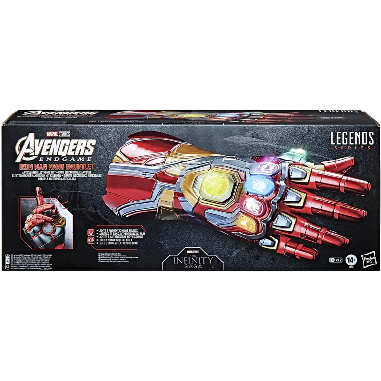 Juguete Guante Iron Man Gemas Del Infinito Luces Y Sonido image number 3.0