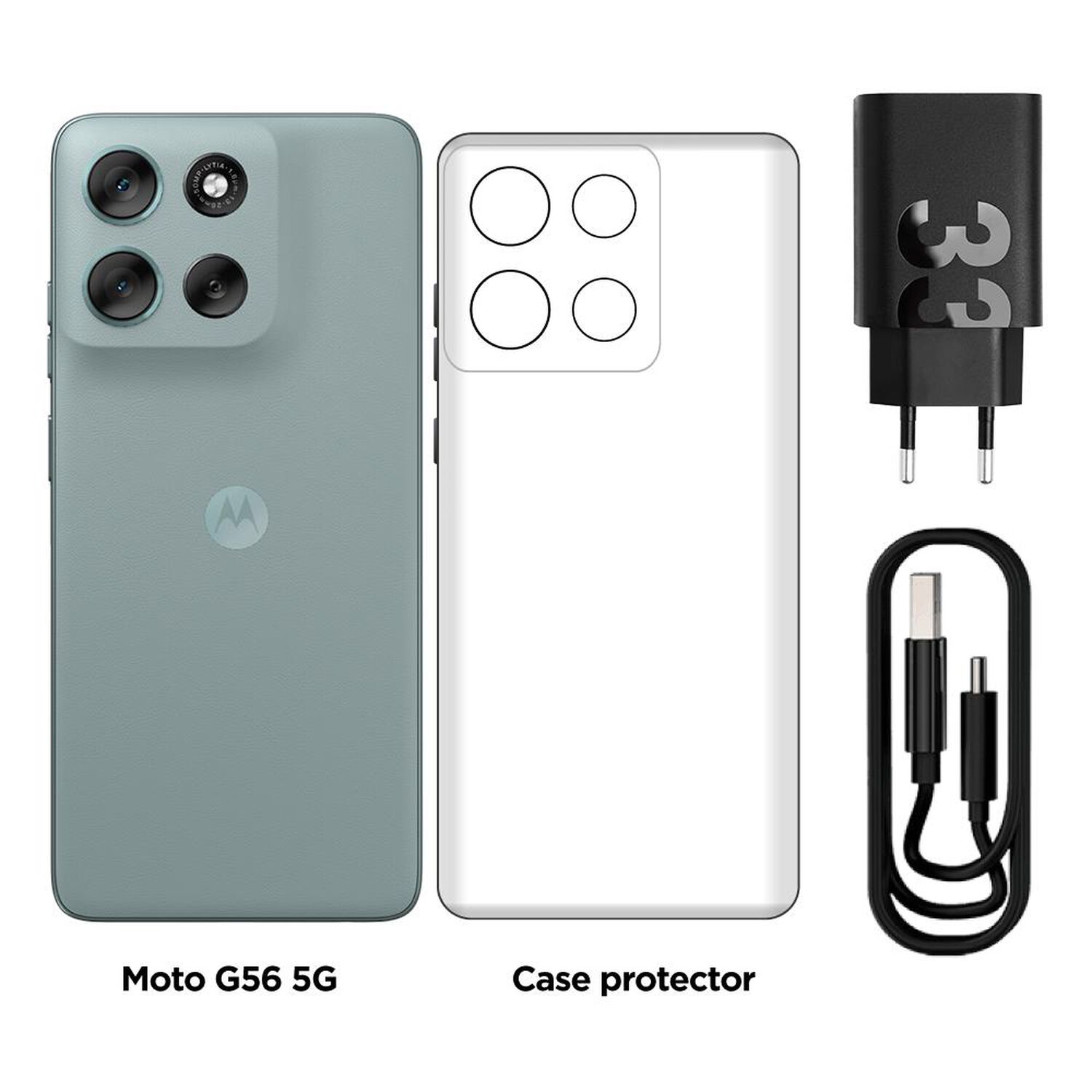 Smartphone Motorola Moto G56 / 5G / 256 GB / Gris / Liberado image number 4.0