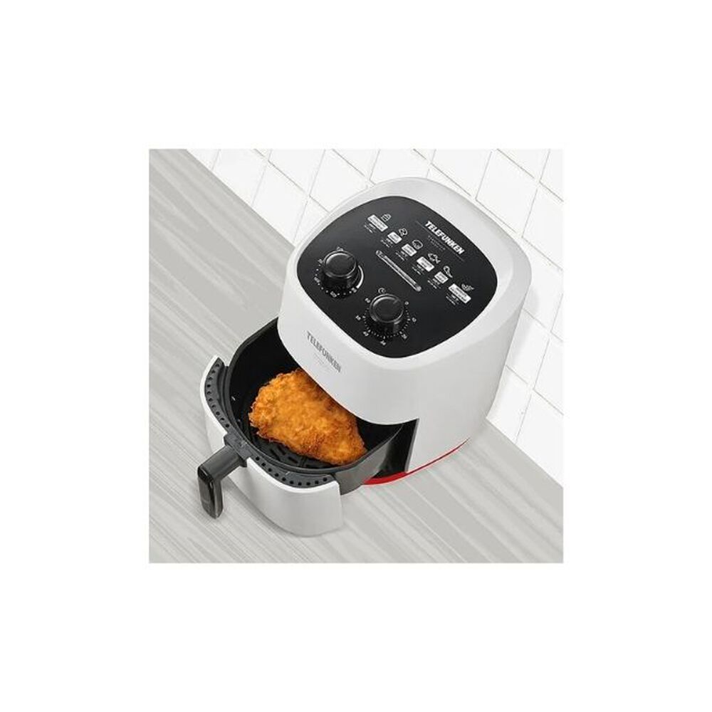 Freidora De Aire Telefunken Easyfryer 3600 3.6lts Potencia 1400w Color Blanco image number 5.0
