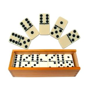 Domino Caja Peque De Madera