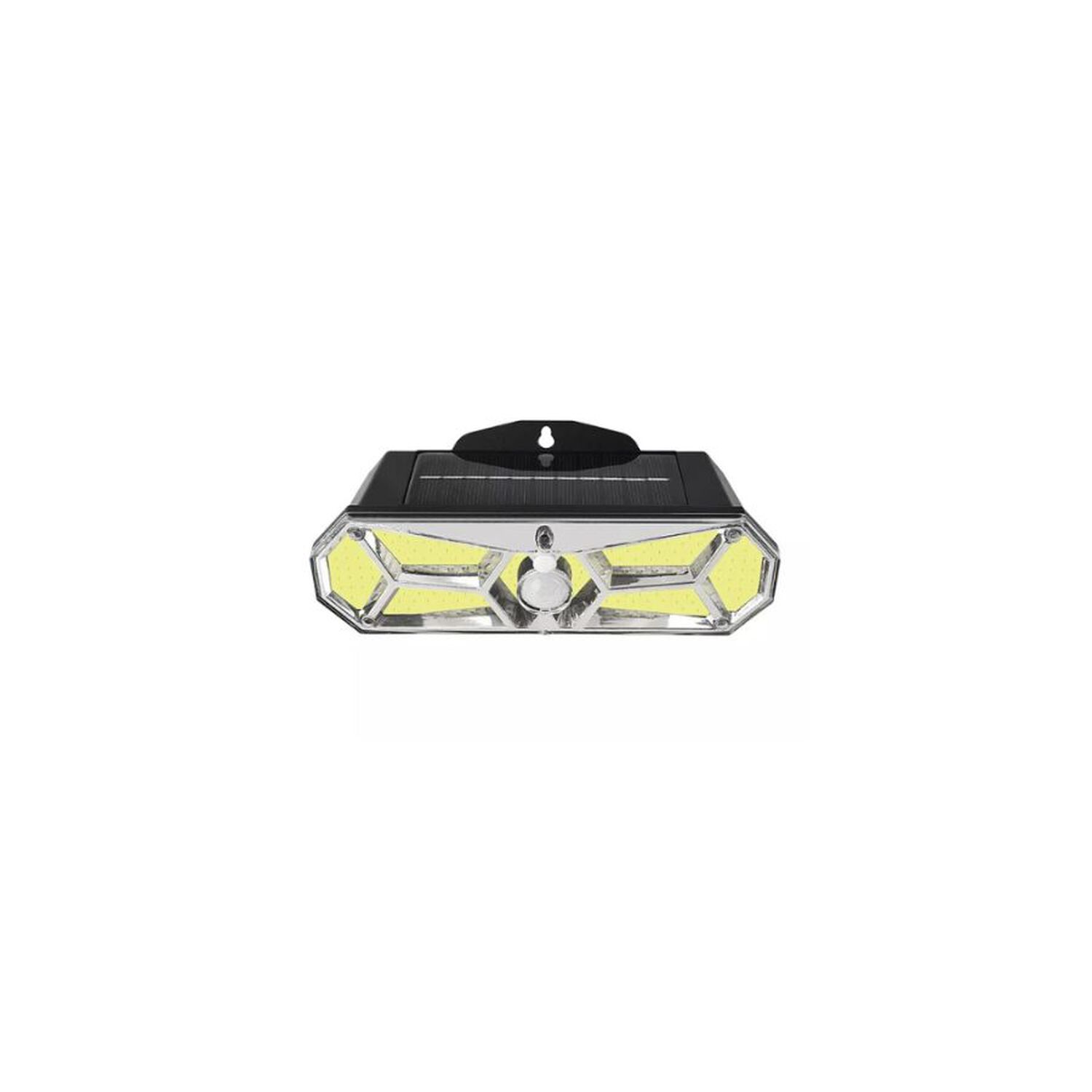 Foco Solar Led De Pared Exterior Con Panel Solar Sensor De Movimiento image number 1.0