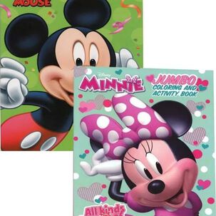 Libro Para Pintar Troquelado 40 Paginas Mickey And Minnie Vertice