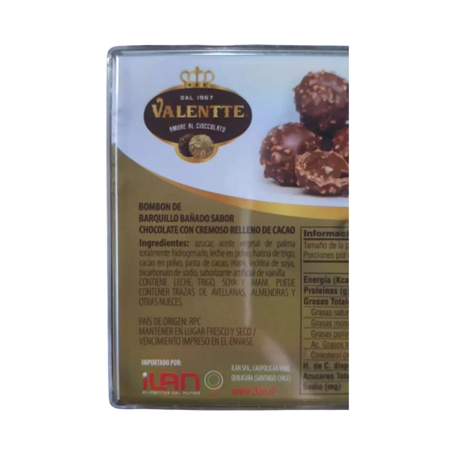 Caja Bombones Chocolate Valentte Diamond 6u 75g image number 2.0