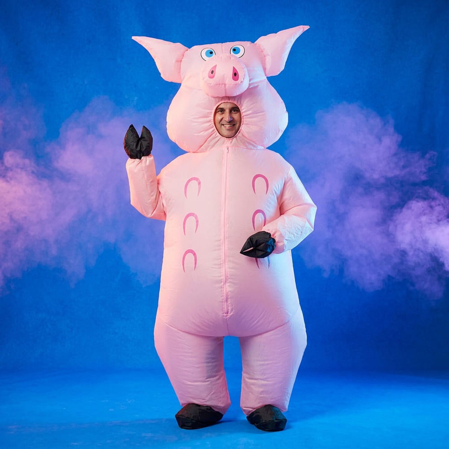 Disfraz Inflable Chancho Cerdo Adulto image number 0.0