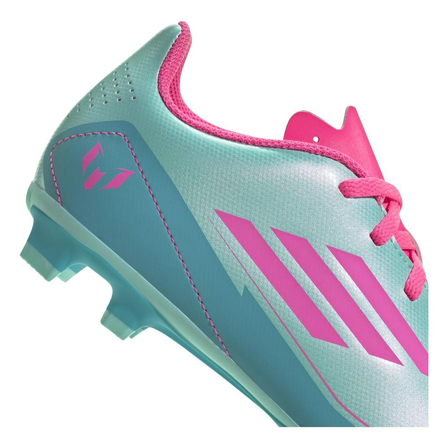 Zapato De F&uacute;tbol Ni&ntilde;o Adidas F50 Club Fg/mg J Messi Agua Marina image number 6.0