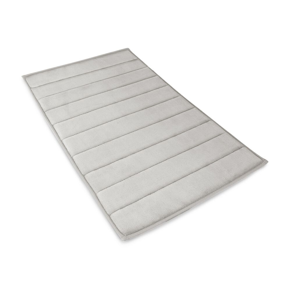 Alfombra De Ba&ntilde;o Nautica Home 50x80cm Coralina Ultra Suave Gris image number 4.0
