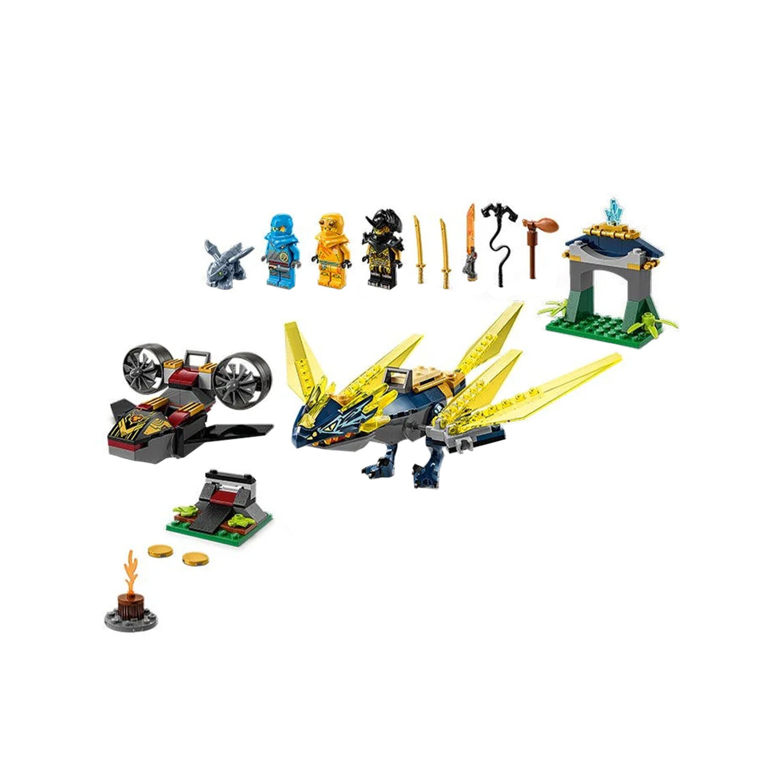 Lego Ninjago - Batalla Por El Drag&oacute;n Beb&eacute; De Nya Y Arin - 71798 image number 9.0