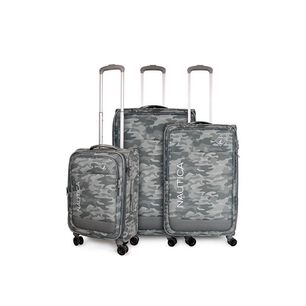 Set 3 Maletas Blandas Barham S+m+l Gris Nautica